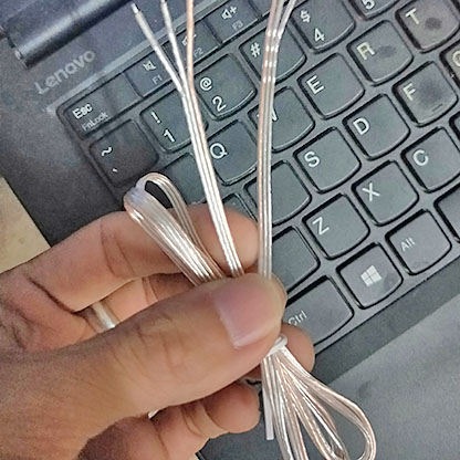 好莱坞镜前灯透明线
